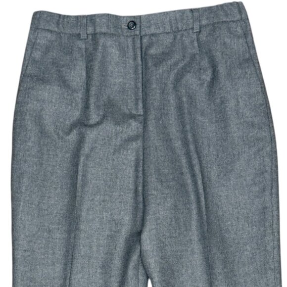 EUC Women's PENDLETON 100% Virgin Wool Pants Lined Trouser Gray | Size 8 - Picture 2 of 8